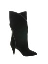 Stivale 3/4 nero in suede