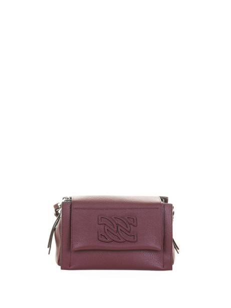 Borsa a tracolla amarena in pelle