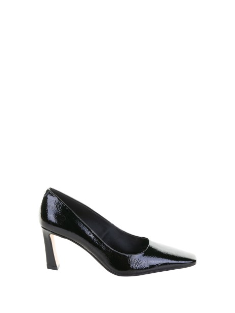 Décolleté Darrah in pelle brunita