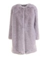 Gray Studio Fur Coat