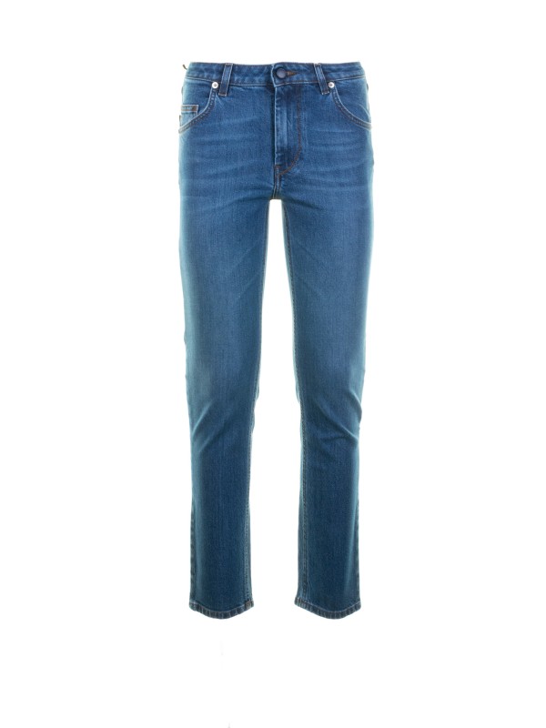 Slim Fit Blue Jeans