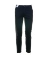 Navy Blue Chino Pants with Turn-Up