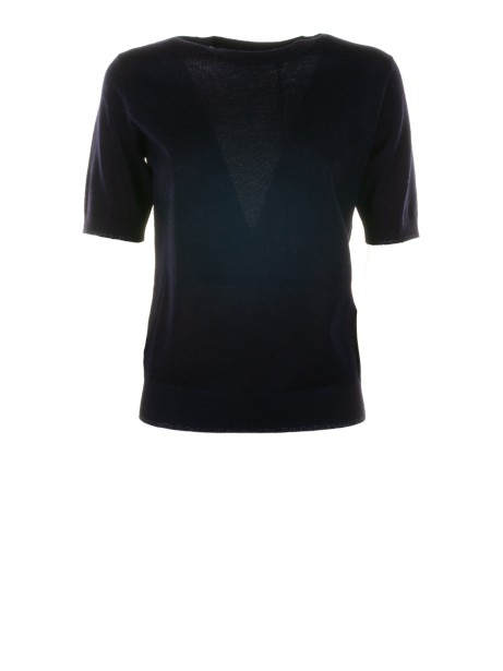 T-shirt blu donna mezza manica T-shirt blu donna mezza manica