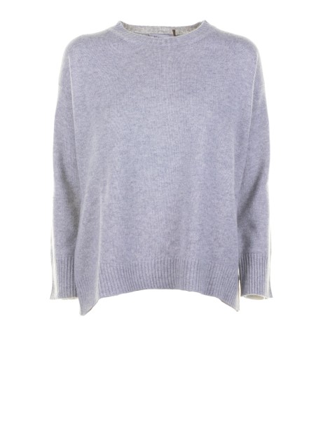 Maglia girocollo donna perla Maglia girocollo donna perla