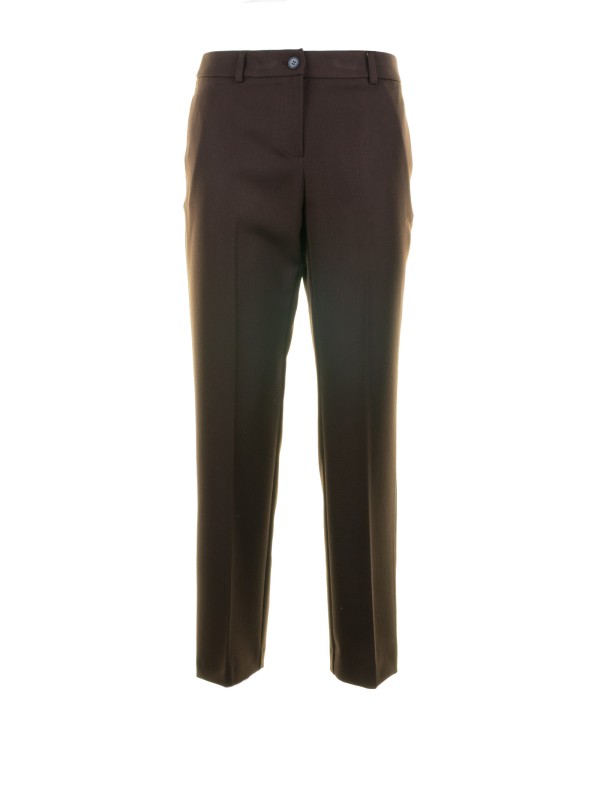Pantalone cioccolato donna regular fit Pantalone cioccolato donna regular fit