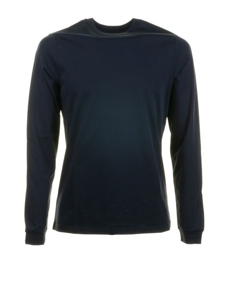 T-shirt navy a maniche lunghe