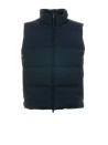 Smanicato trapuntato blu navy con zip