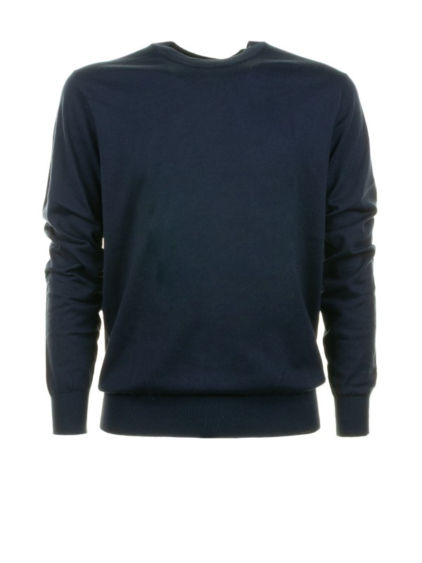 Maglia girocollo blu navy uomo Maglia girocollo blu navy uomo