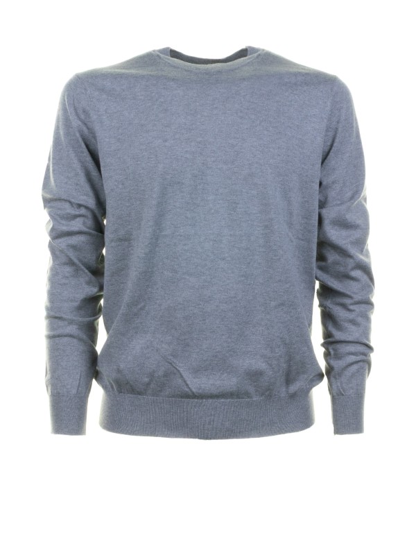 Maglia girocollo grigio uomo Maglia girocollo grigio uomo