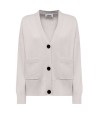 Cardigan stucco con tasche donna