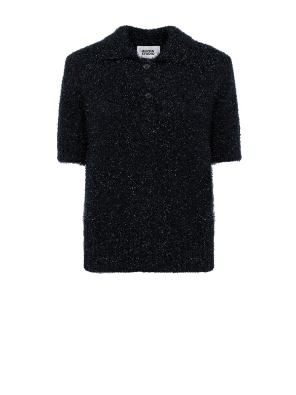 Polo mezza manica blu notte Polo mezza manica blu notte