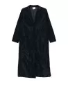 Cappotto donna lungo blu navy