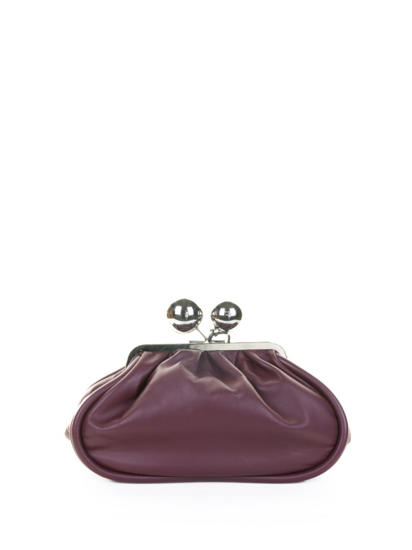Pochette Pasticcino Bag medium in nappa lucida burgundy Pochette Pasticcino Bag medium in nappa lucida burgundy