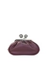 Pochette Pasticcino Bag medium in nappa lucida burgundy