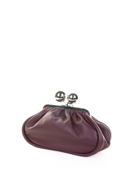 Pochette Pasticcino Bag medium in nappa lucida burgundy 2