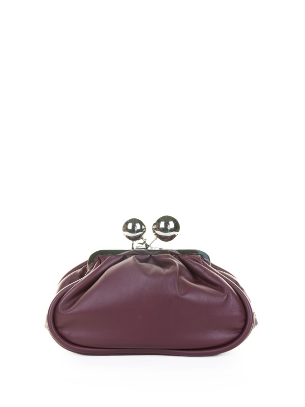 Pochette Pasticcino Bag medium in nappa lucida burgundy