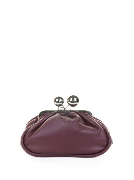Pochette Pasticcino Bag medium in nappa lucida burgundy