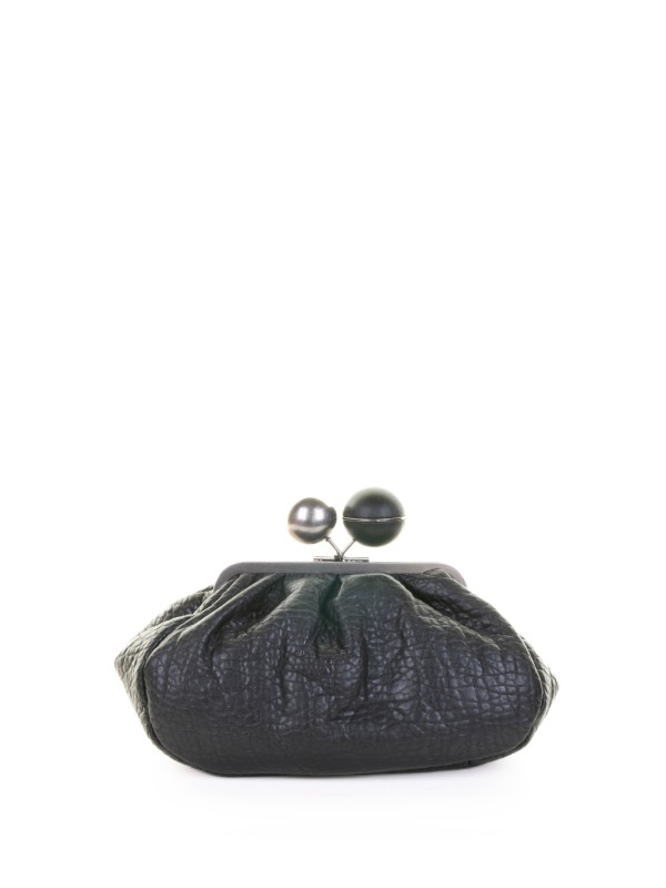 Pochette Pasticcino Bag medium in nappa lucida nero Pochette Pasticcino Bag medium in nappa lucida nero
