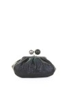 Pochette Pasticcino Bag medium in nappa lucida nero