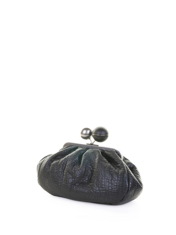 Pochette Pasticcino Bag medium in nappa lucida nero