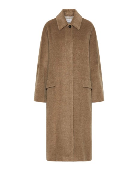 Cappotto lungo donna marrone