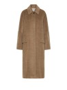 Cappotto lungo donna marrone