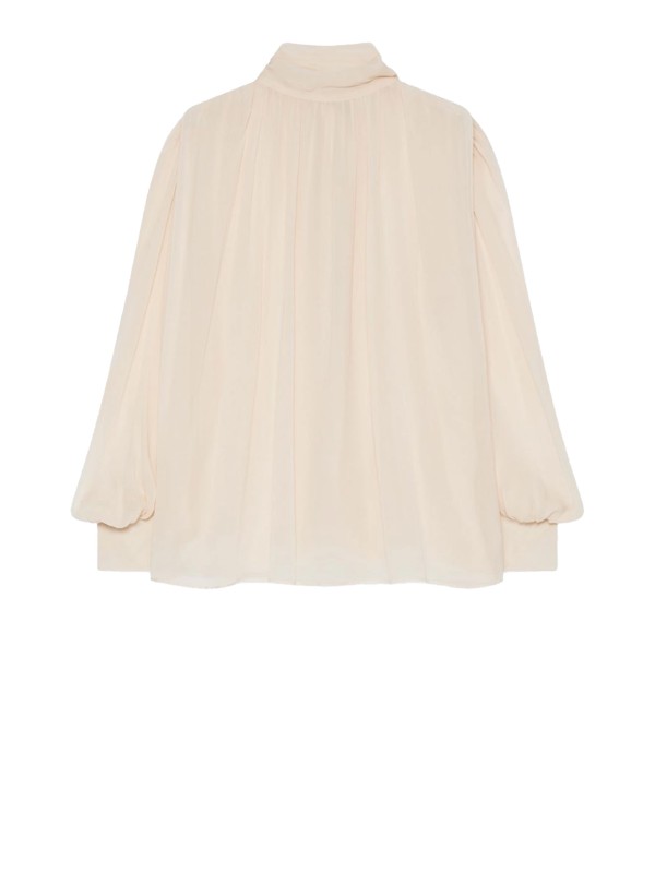 Camicia blusa cipria