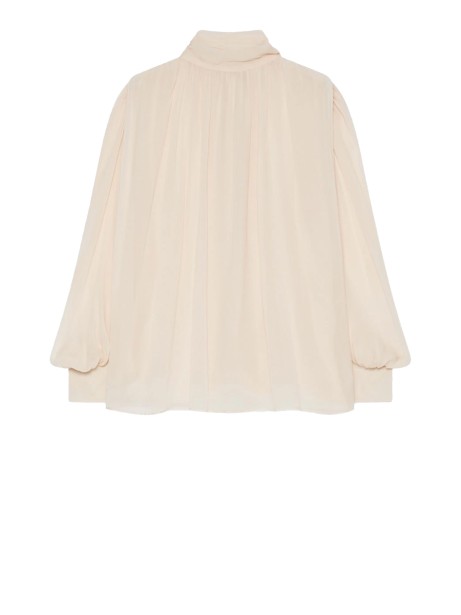 Camicia blusa cipria