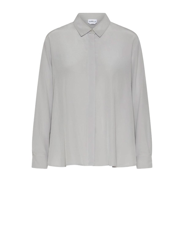 Camicia donna grigio perla