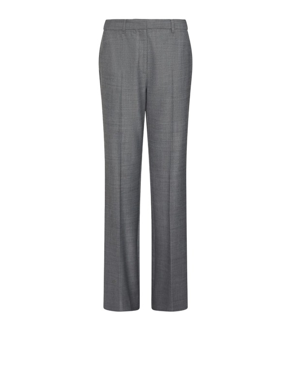 Pantalone grigio melange donna