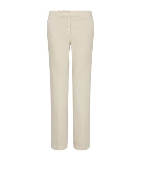 Pantalone panna donna stretch