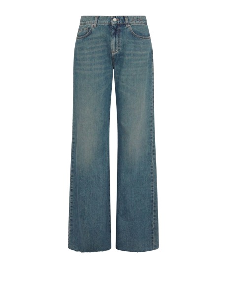Jeans donna a vita alta wide leg Jeans donna a vita alta wide leg