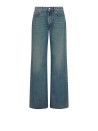 Jeans donna a vita alta wide leg