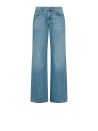 Jeans donna a vita alta wide leg
