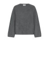 Maglia girocollo oliva lana cachemire