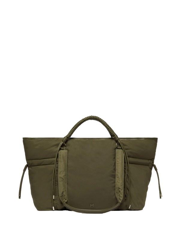 Shopping bag oliva in nylon