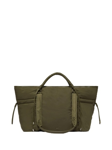 Shopping bag oliva in nylon