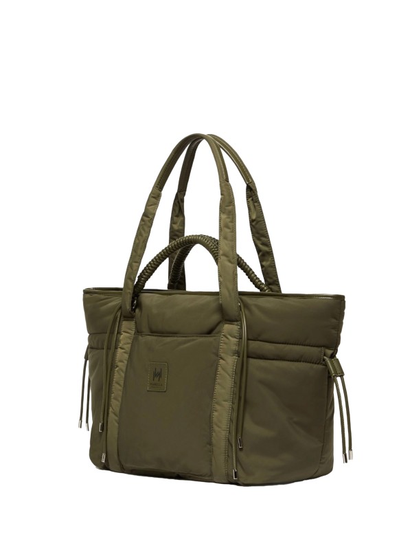 Shopping bag oliva in nylon