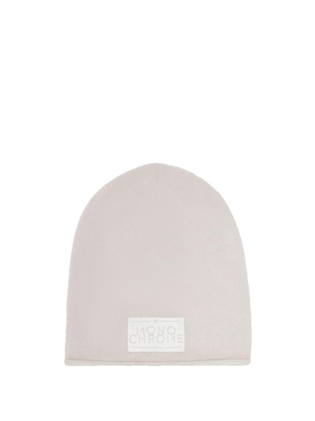 Berretto panna in lana cashmere