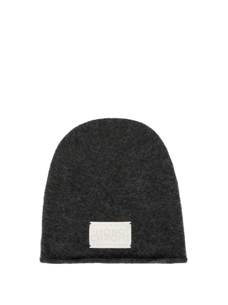 Berretto antracite in lana cashmere Berretto antracite in lana cashmere