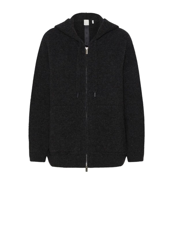 Cappotto antracite in pura lana