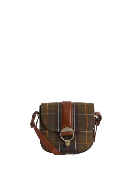 Borsa a tracolla con motivo tartan Elm