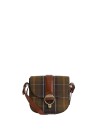 Borsa a tracolla con motivo tartan Elm
