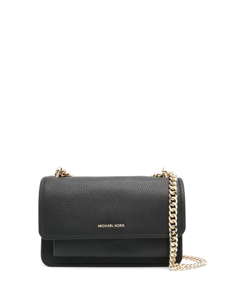 Borsa a spalla Claire convertibile grande in pelle martellata