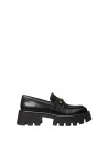 Loafer Mandy in pelle con plateau