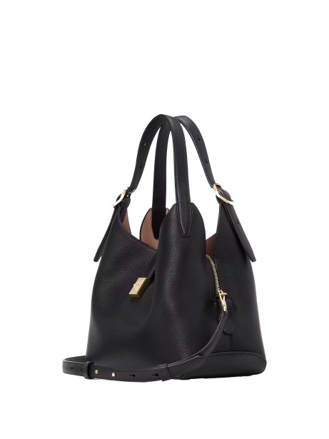 Borsa a tracolla media Deco nera 2