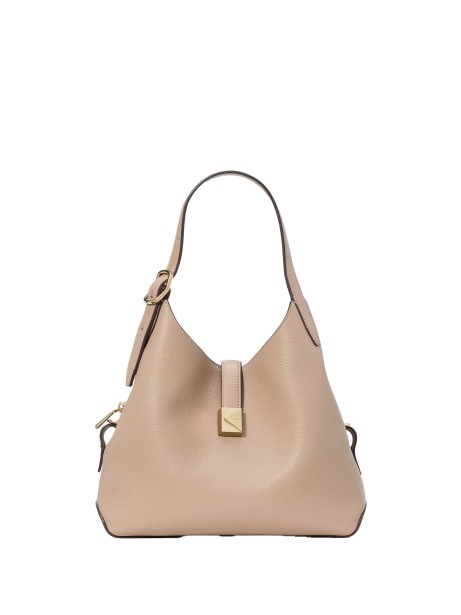 Borsa a tracolla media Deco beige