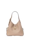 Borsa a tracolla media Deco beige