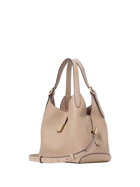 Borsa a tracolla media Deco beige