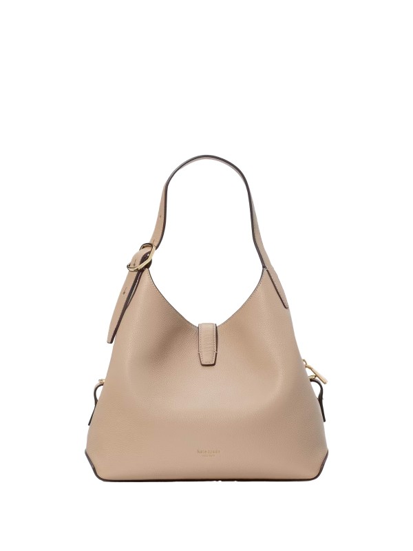 Borsa a tracolla media Deco beige
